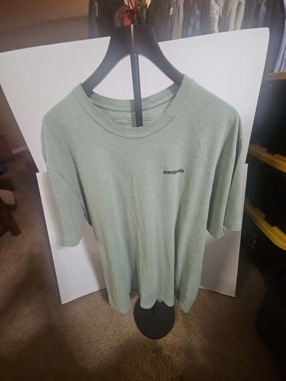 Patagonia Responsibili-Tee Size XL Green Bison Graphic T-Shirt